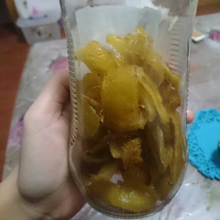 不用粘糖，直接返沙的糖渍柚子皮