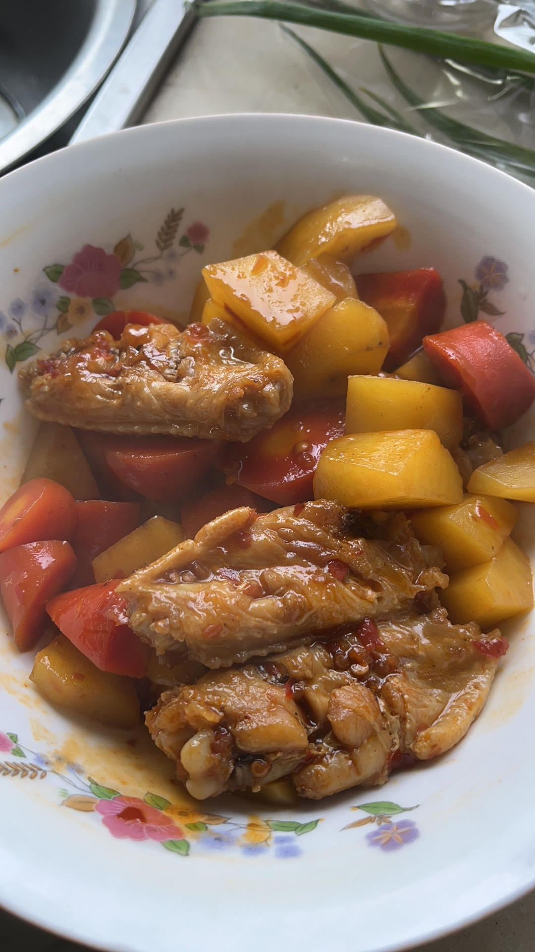 👏追剧下饭菜土豆鸡翅煲🙊一口气三碗饭