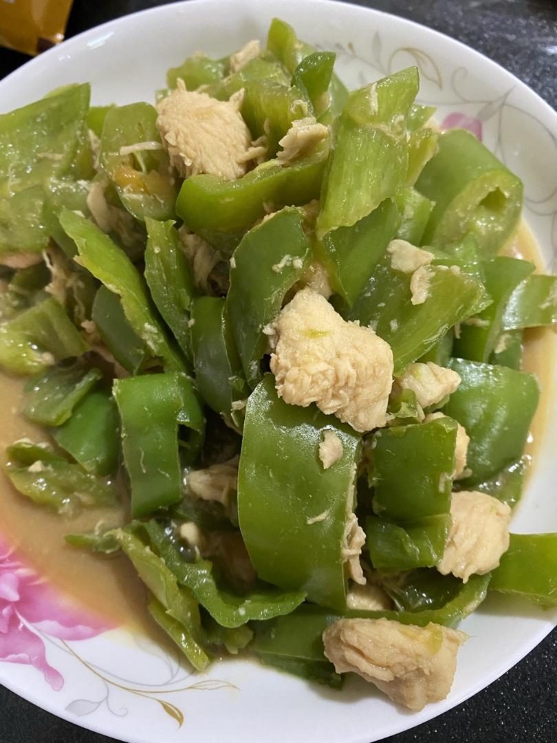 「留学🐶日食记」超下饭的尖椒鸡丁