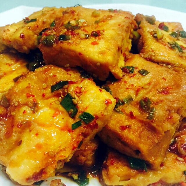 韩式煎豆腐 Side Dish Tofu