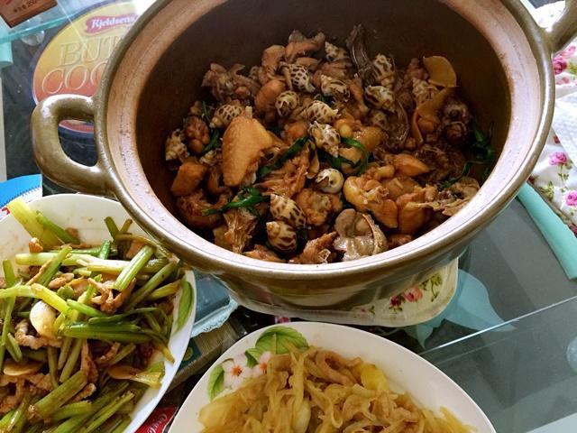 花螺焖鸡