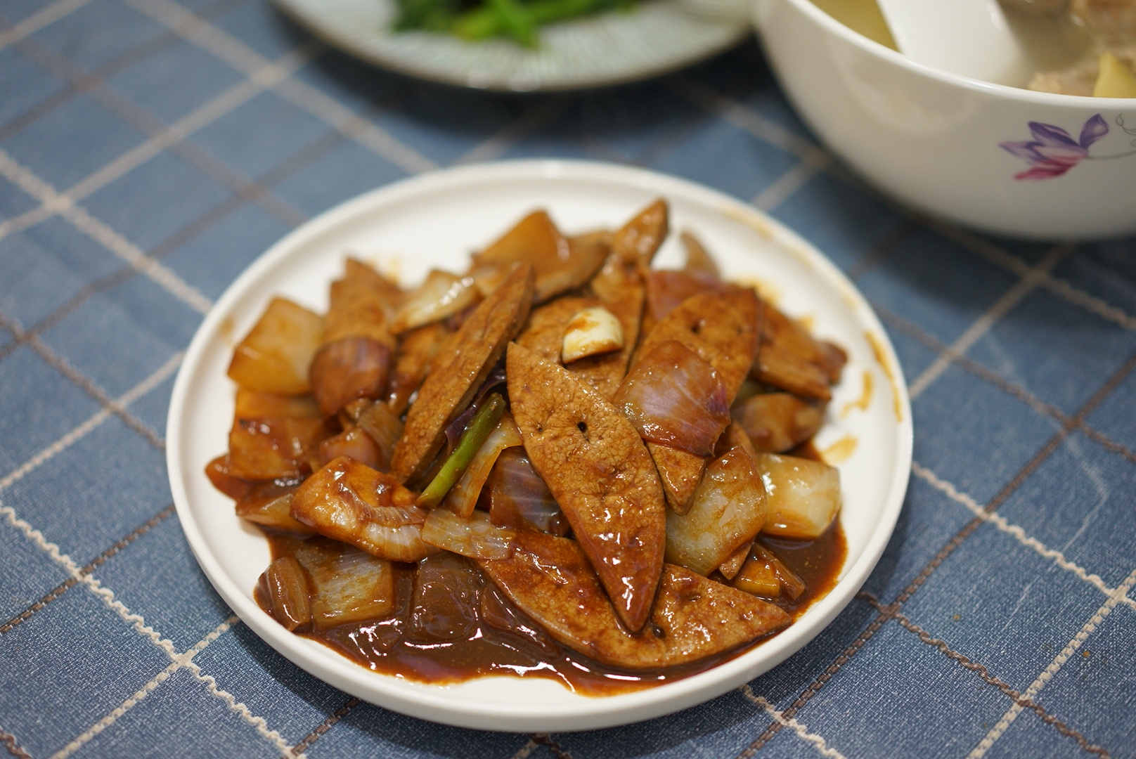 酱炒猪肝(超级嫩)