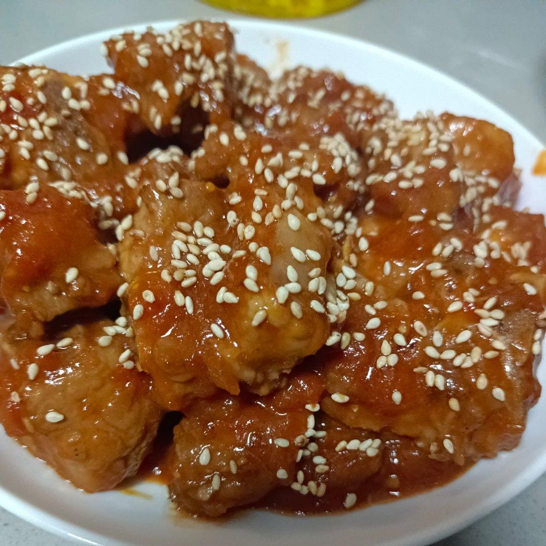 茄汁排骨