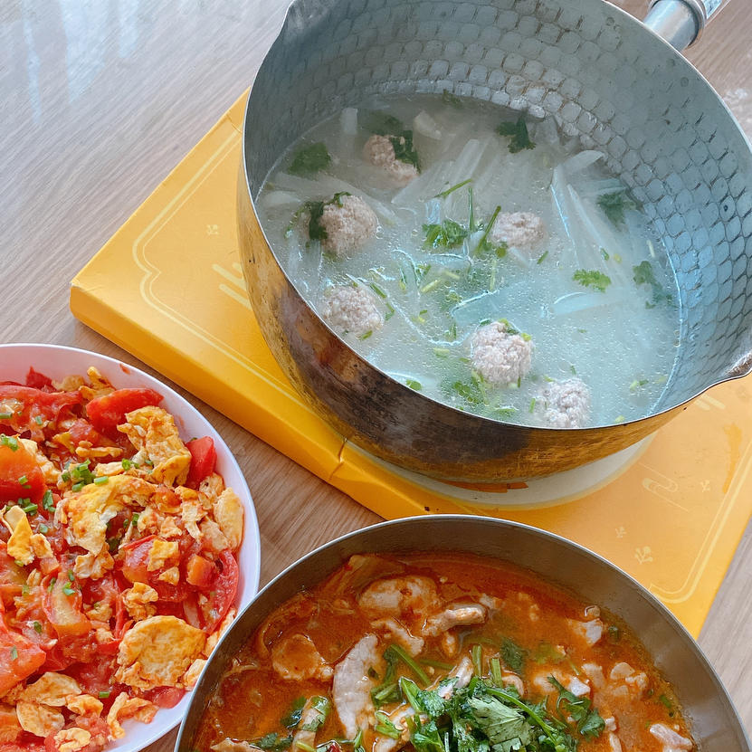 一碗清甜鲜美的萝卜丝肉丸汤