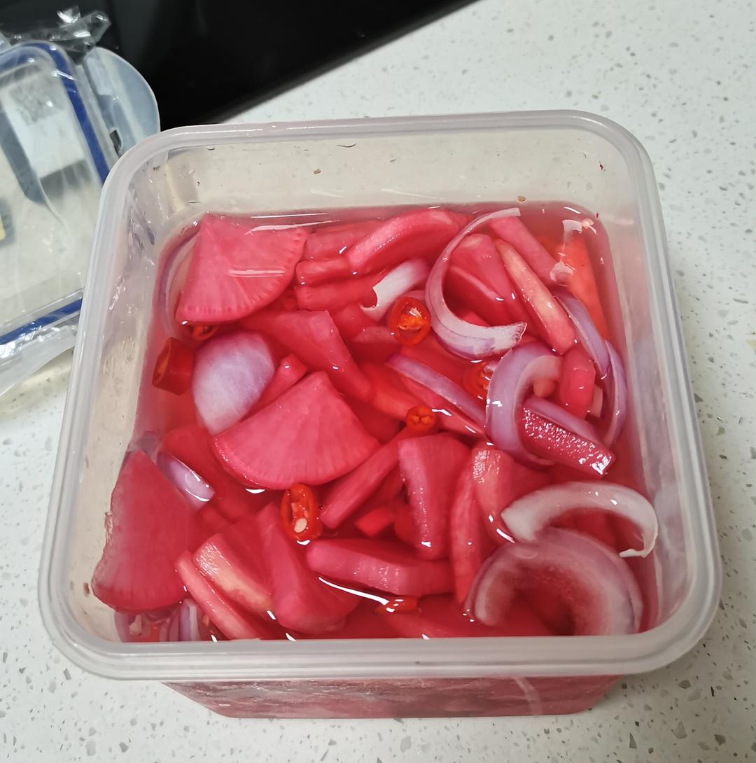 开胃的红醋泡萝卜