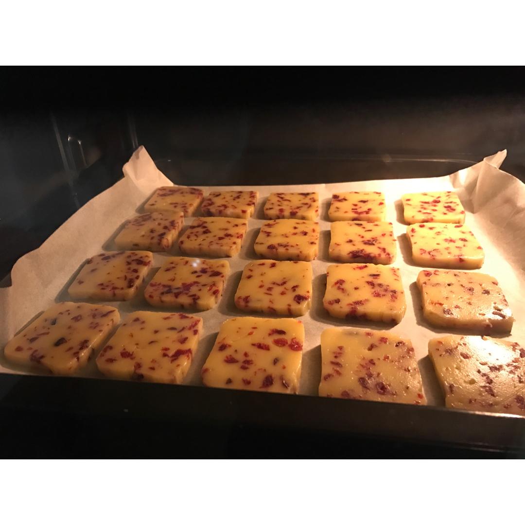 低糖少油版蔓越莓饼干