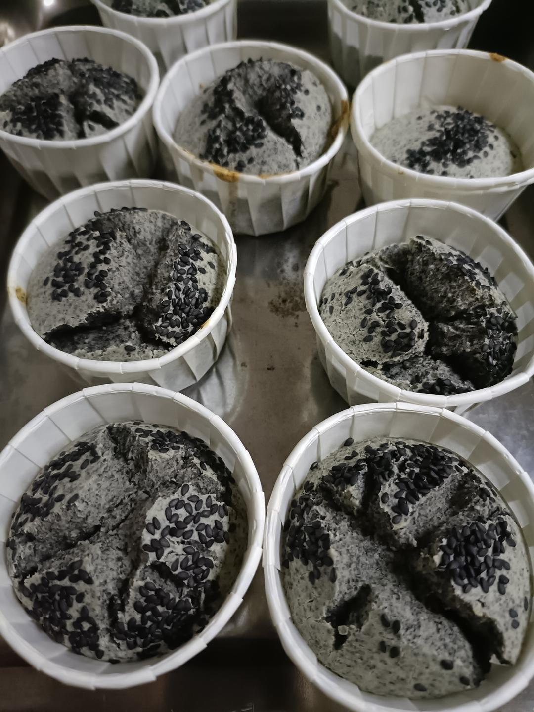 黑芝麻糯米糕，做法超简单
