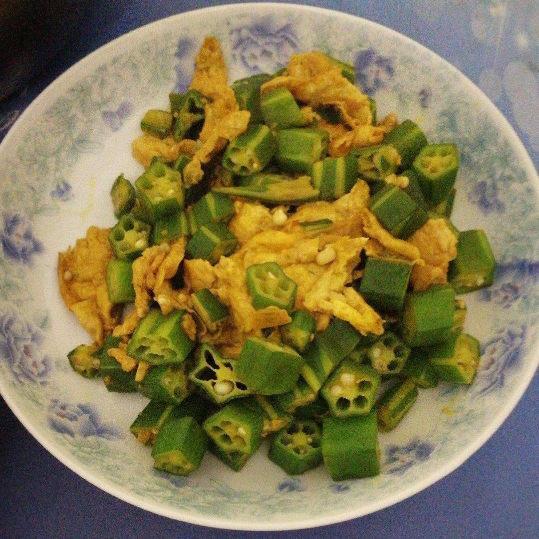 秋葵炒蛋