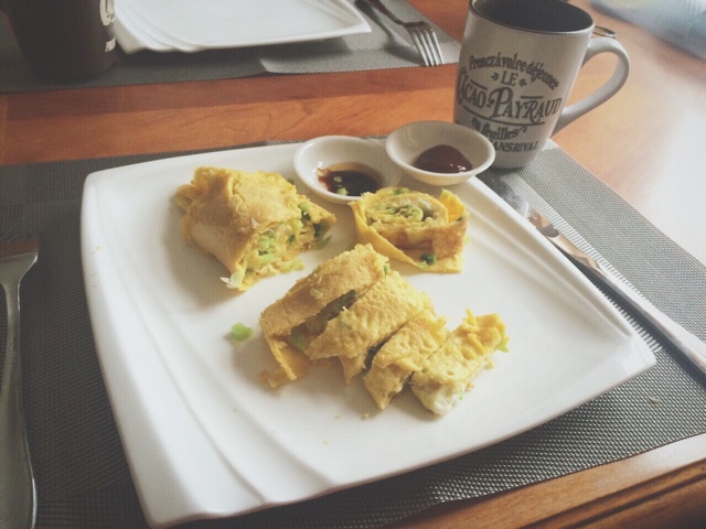葱花鸡蛋饼