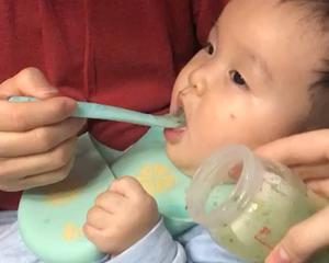 宝宝辅食之小青菜米糊的做法 步骤5