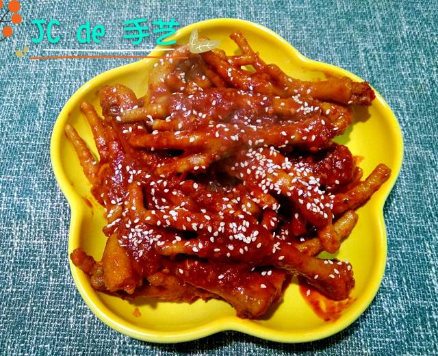 韩式火辣鸡爪的做法