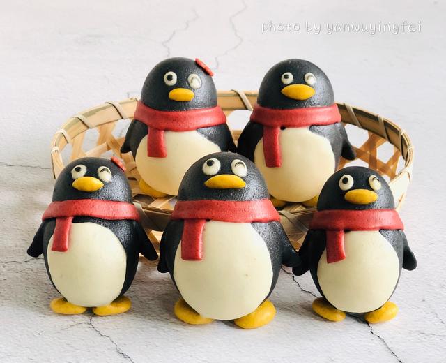 QQ企鹅造型牛奶馒头的做法