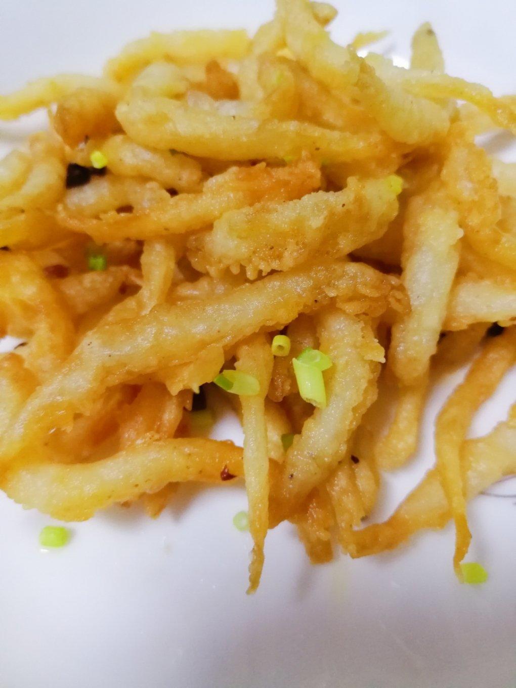 油炸小银鱼