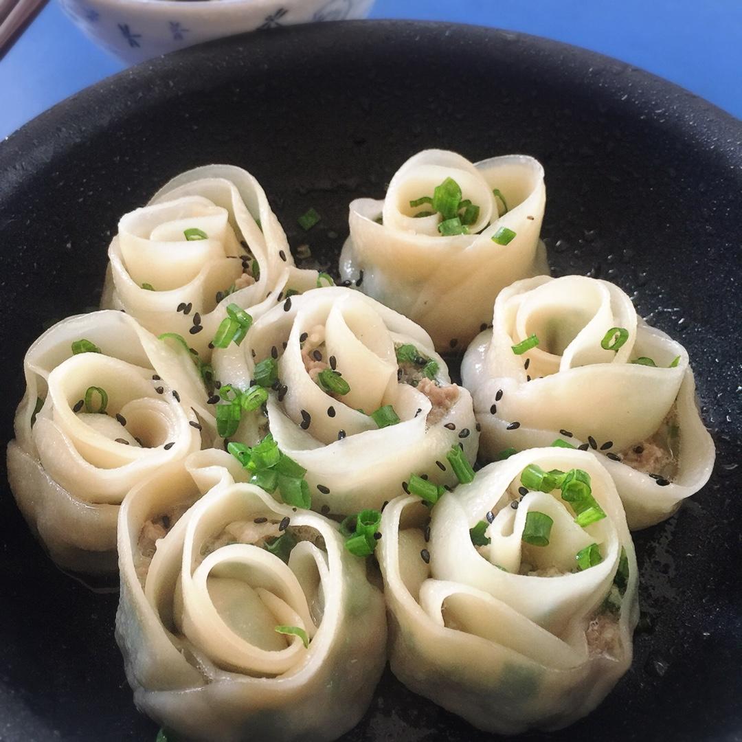 玫瑰花饺子