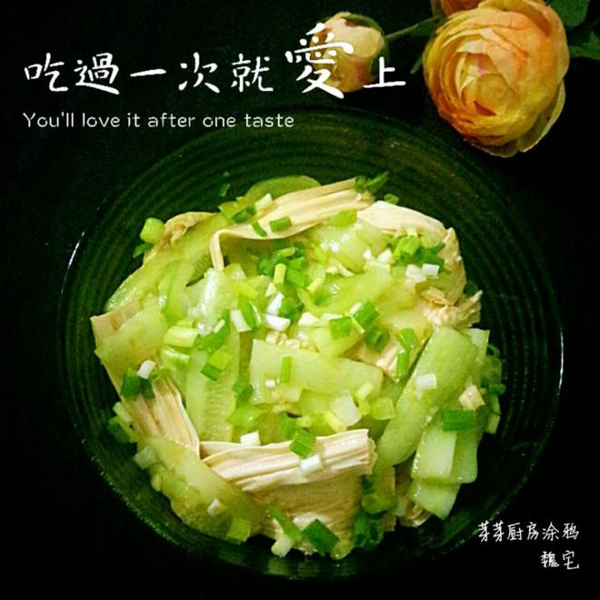 黄瓜拌腐竹的做法