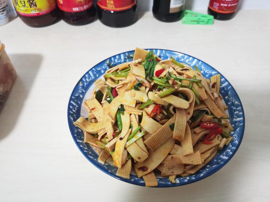 凉拌豆腐皮