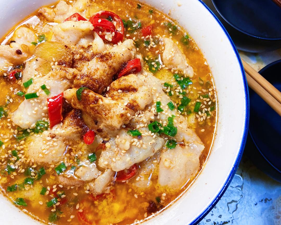 麻辣水煮龙利鱼