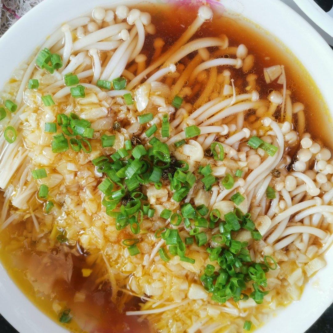 蒜蓉蒸金针菇