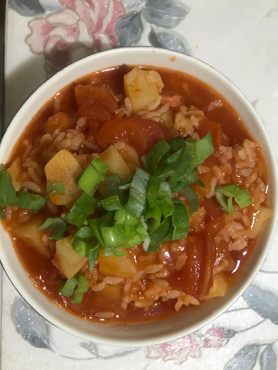 蕃茄浓汤烩饭