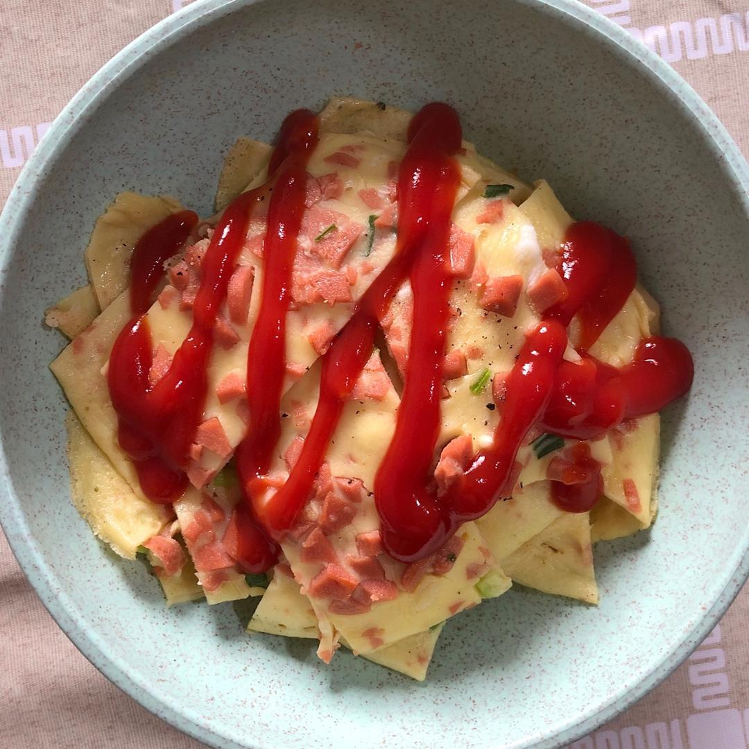 快速早餐鸡蛋葱花饼