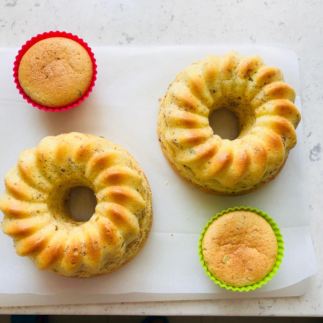 葱葱又松松戚风蛋糕