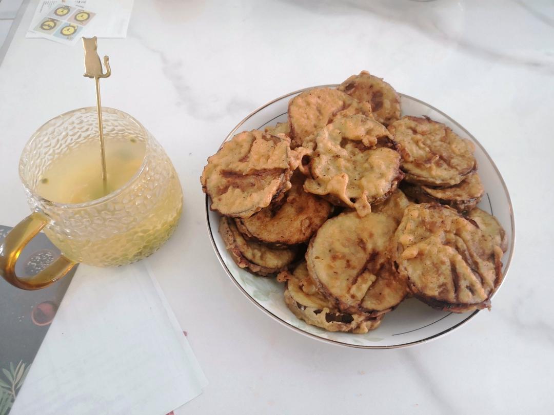 酥炸茄盒￨外酥里嫩
