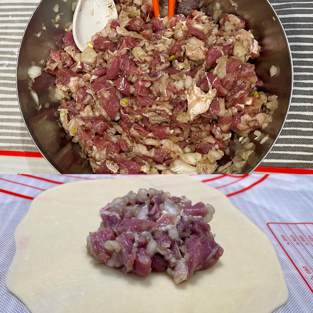 正宗新疆羊肉烤包子烤箱版