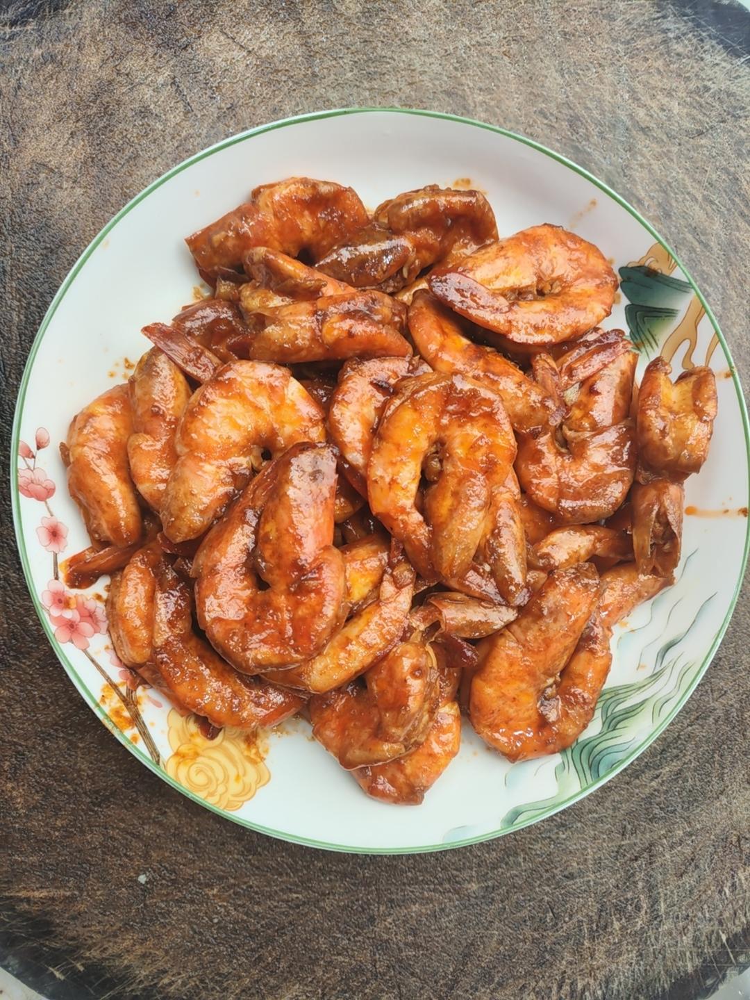 家庭版油焖大虾