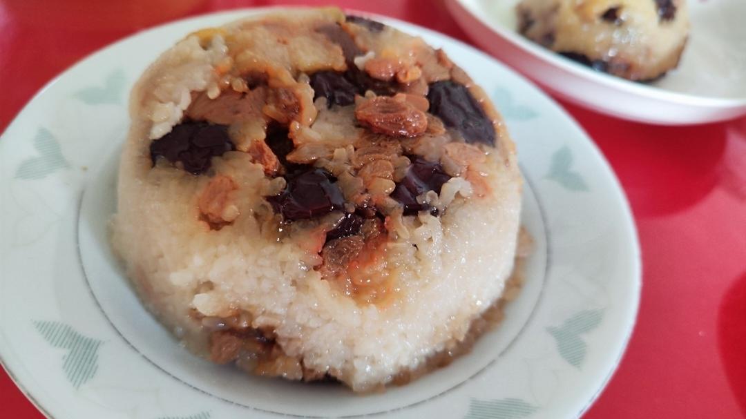 甜甜的红糖糯米饭