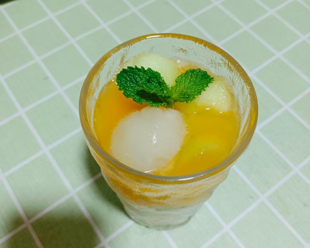 端午青荔薄荷优格气泡水的做法