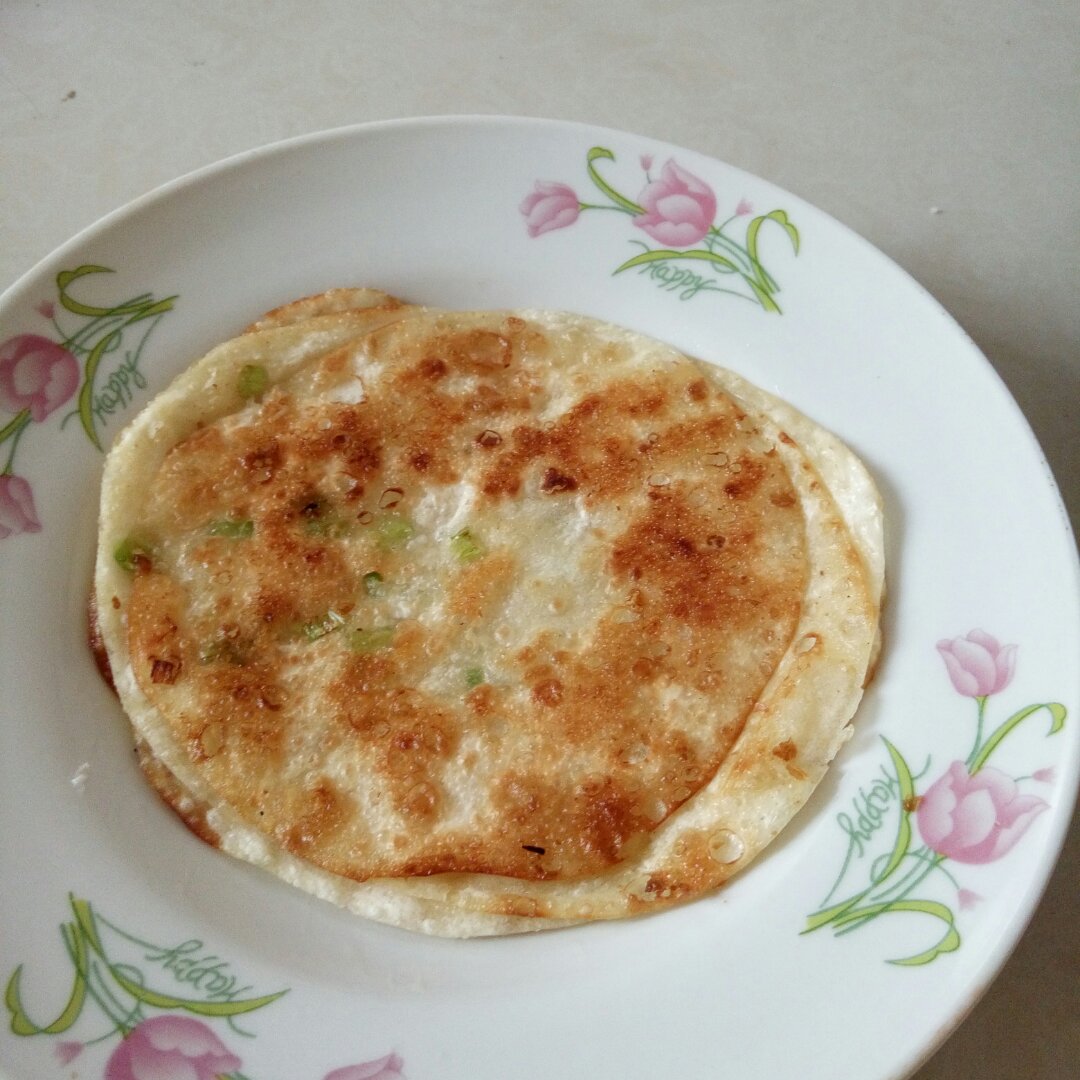 饺子皮葱油饼/手抓饼【饺子皮再利用