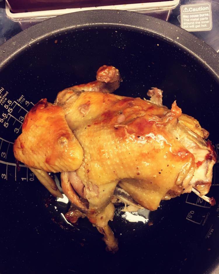 电饭煲版盐焗鸡