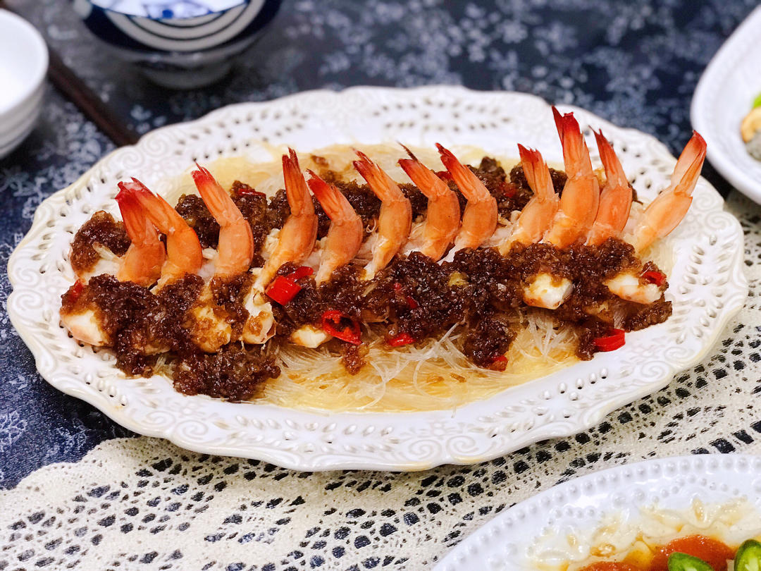 蒜蓉粉丝开背虾