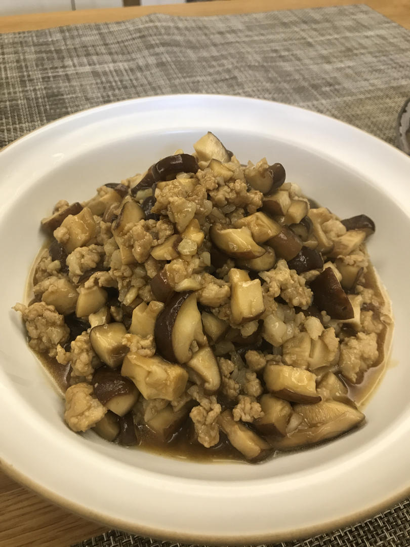 5分钟的香菇肉末