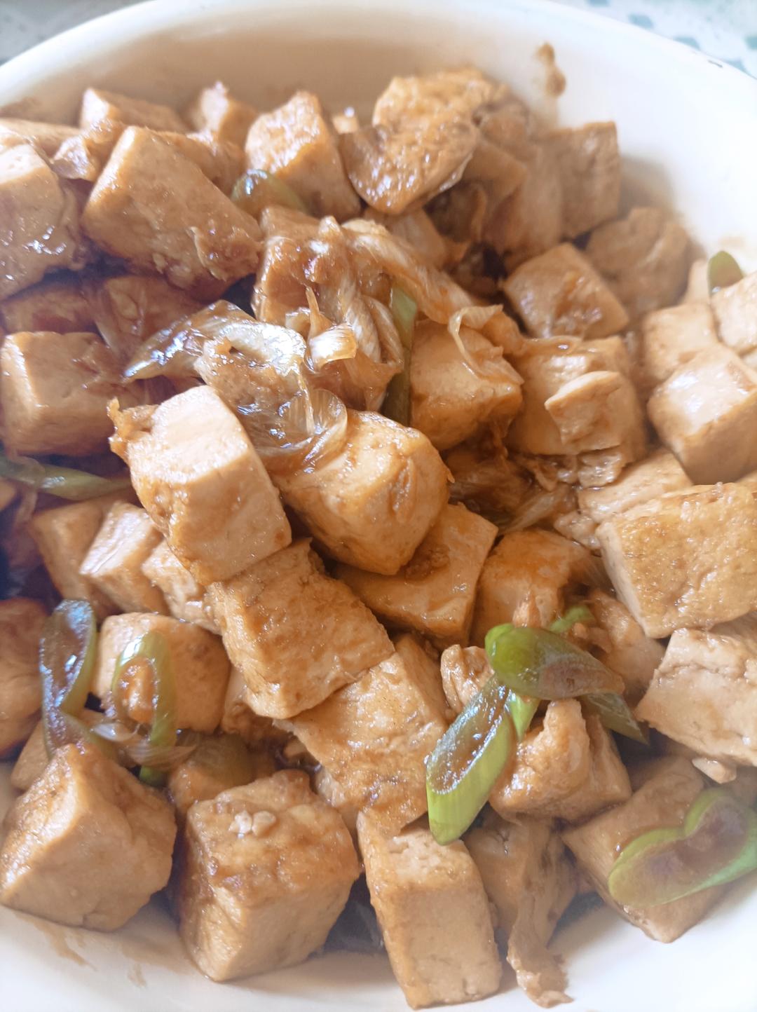 家常葱烧豆腐