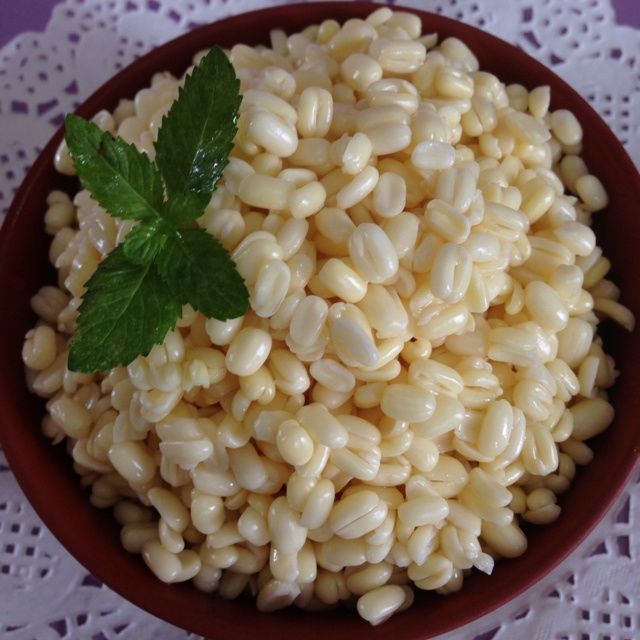 果味笑做的绿豆馅