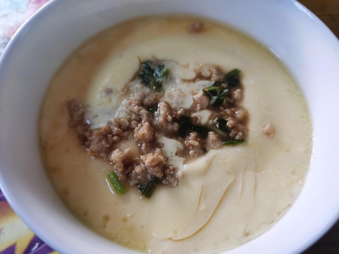 比布丁还要嫩！巨好吃又营养的肉末水蒸蛋