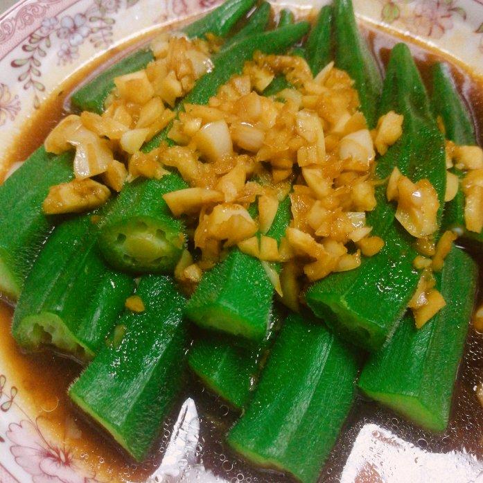 蒜蓉秋葵——万能汁