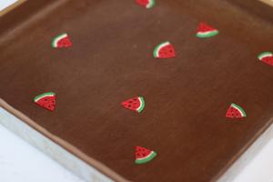 手绘西瓜🍉天使蛋糕卷→草莓蛋糕卷姊妹篇的做法 步骤5
