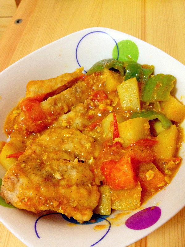 炸猪排咖喱饭