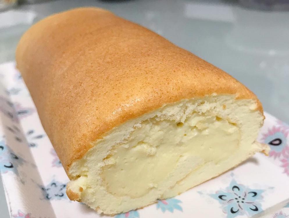 材料最简单的【低卡蛋糕卷】卡仕达戚风卷