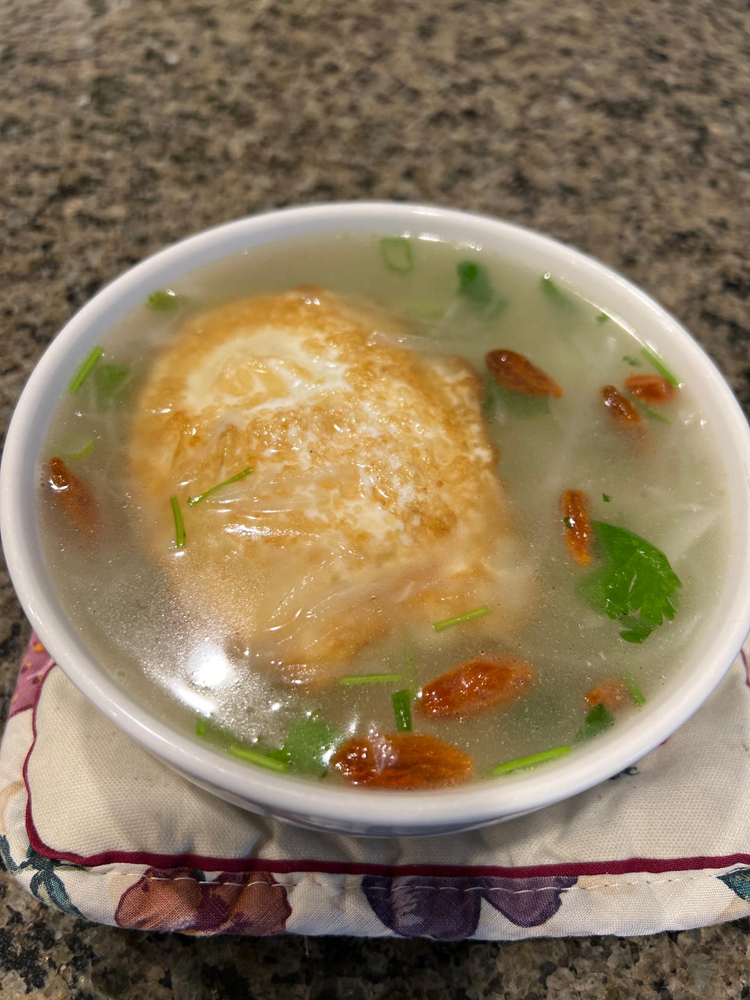 鸡蛋🥚萝卜汤！