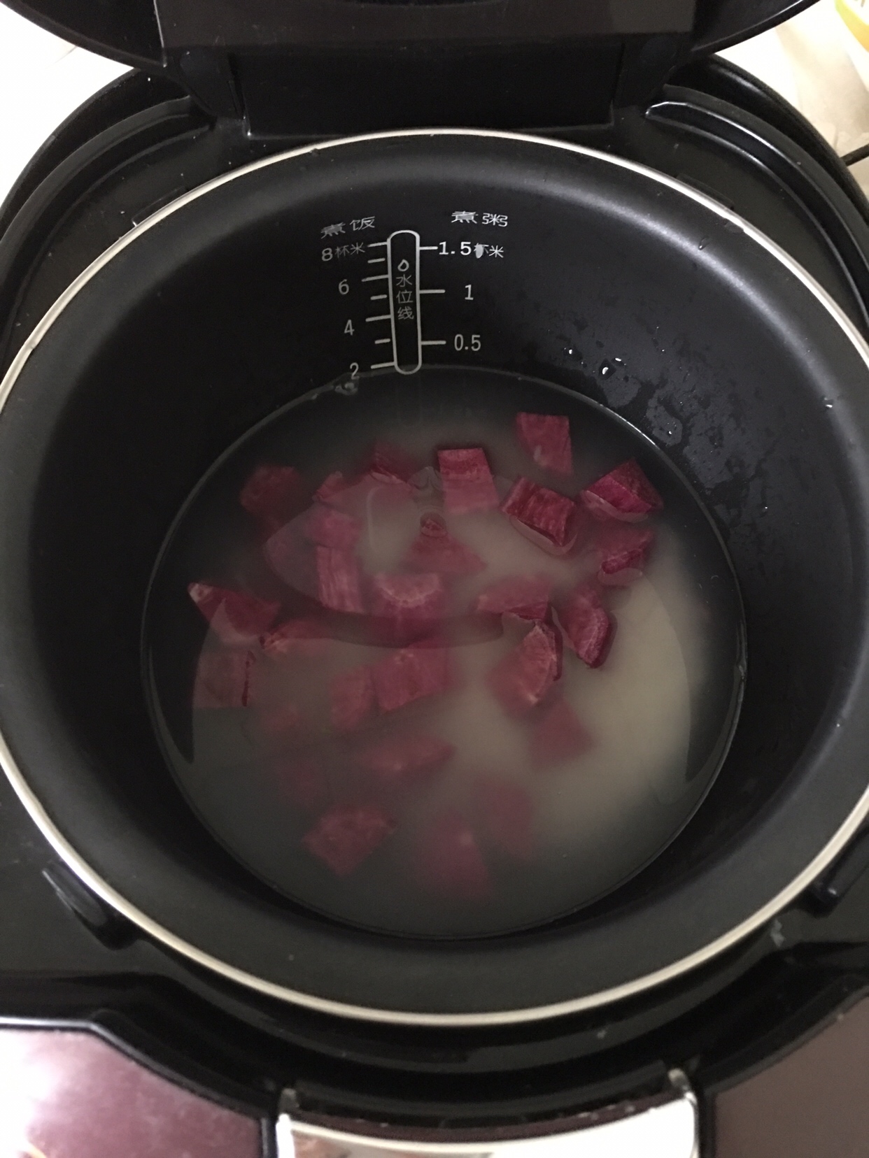 香甜软糯紫薯米饭的做法 步骤5
