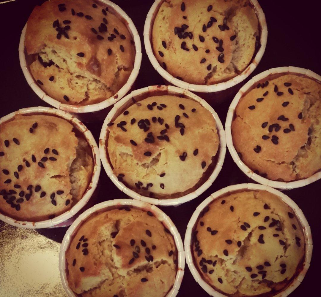 黄豆粉红豆沙麦芬