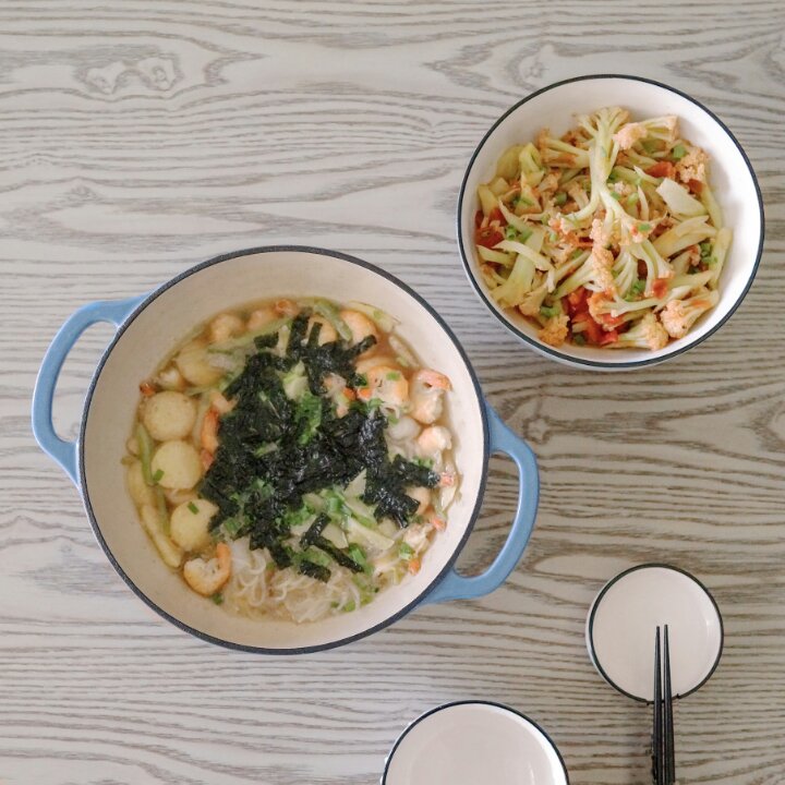 鲜虾豆腐煲
