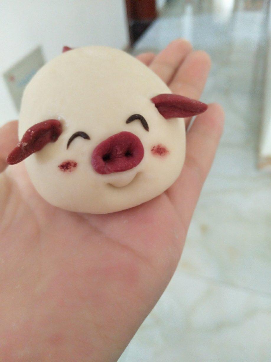 做一个萌萌小猪馒头