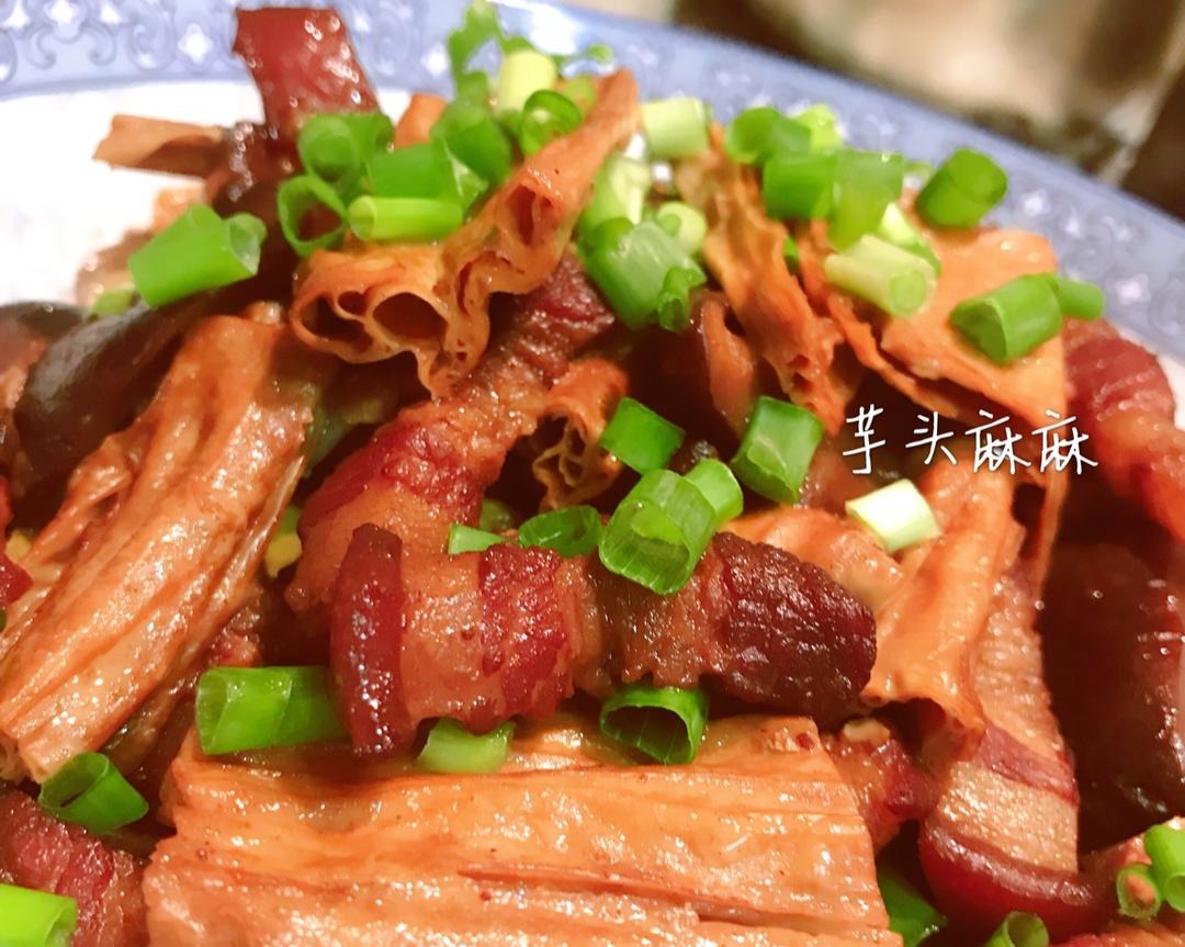腐竹焖五花肉