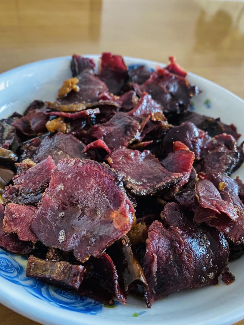 油炸牛干巴