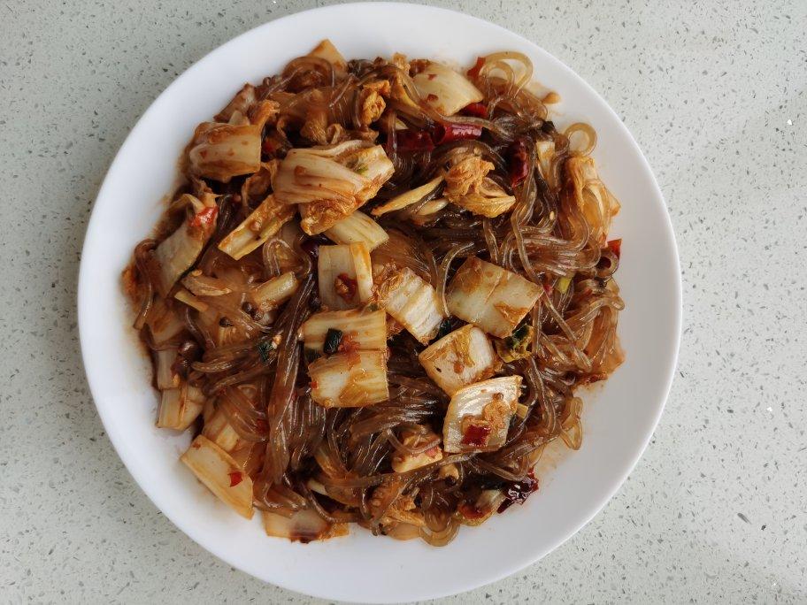 白菜炒粉条