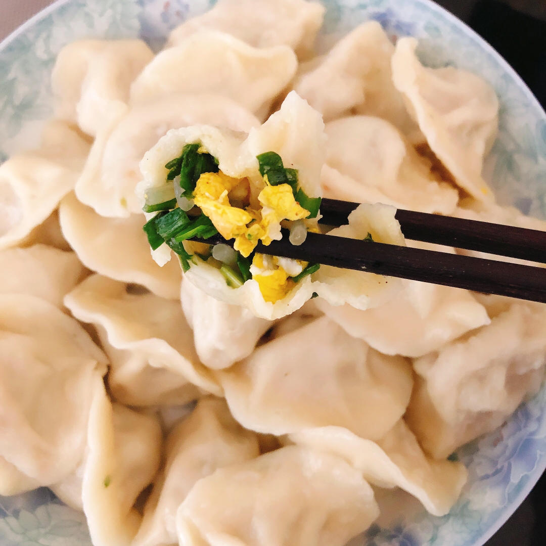 韭菜豆腐鸡蛋饺子